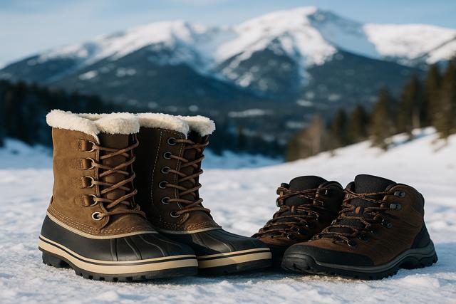 snow-boots-hiking-shoes