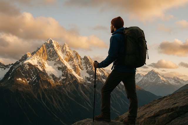 hiker_sunset_mountain_view