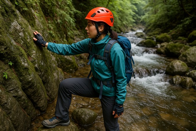 woman_canyon_rock_hiking