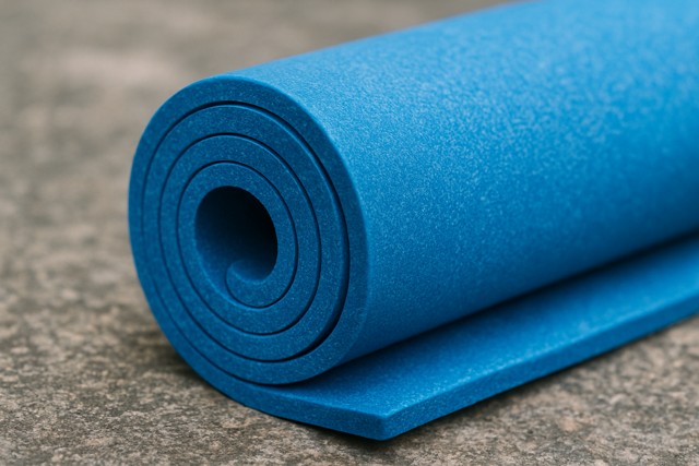 rolled_blue_camping_mat